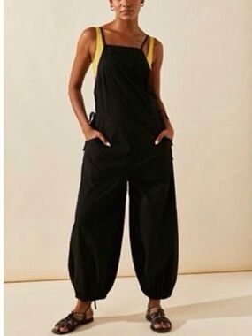 Free People Saturday City Low Back jumpsuit sz small